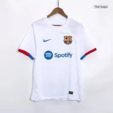 ست تیشرت و شلوارک ورزشی مردانه مدل بارسلونا کد Away 2024