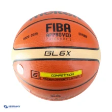 توپ بسکتبال مدل FIBA GL6X چرمی شش